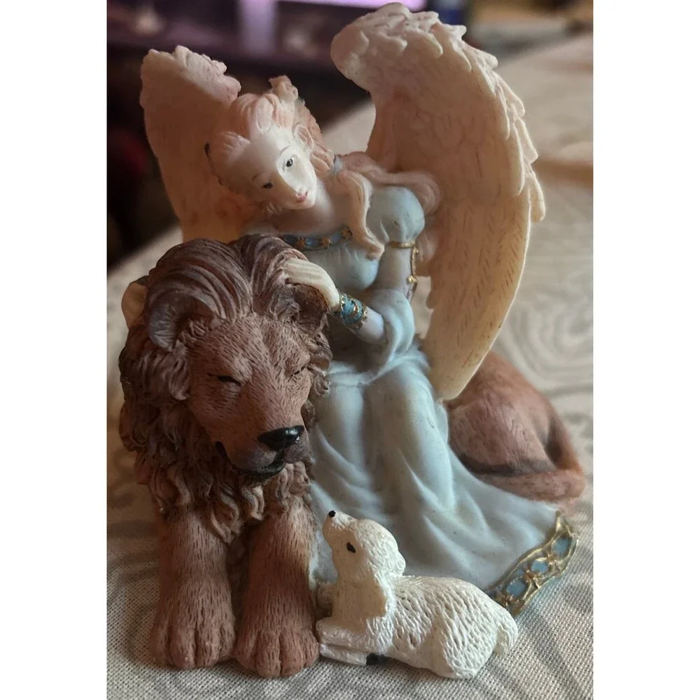 Young’s Angel Taming The Lion with Lamb 6.5